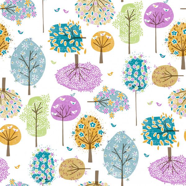 Oilcloth 140cm LARIO Trees BL60